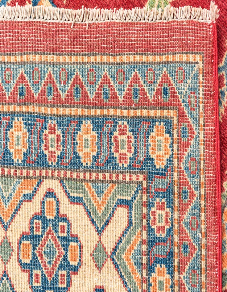 Detail image of 6' 8 x 9' 9  Hand Knotted Kazak Rug