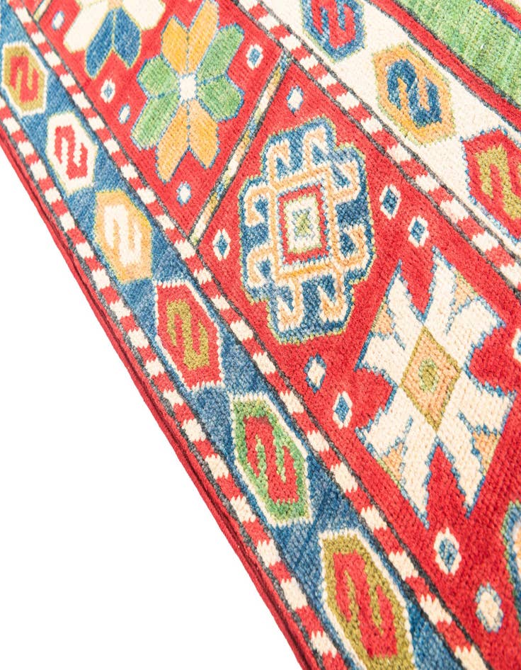 Detail image of 5' 9 x 9' 2  Hand Knotted Kazak Rug