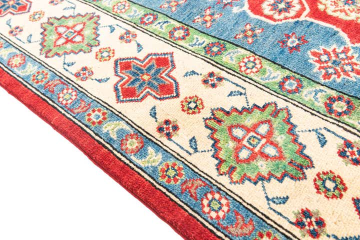 6' 7 x 10' Hand Knotted Kazak Rug