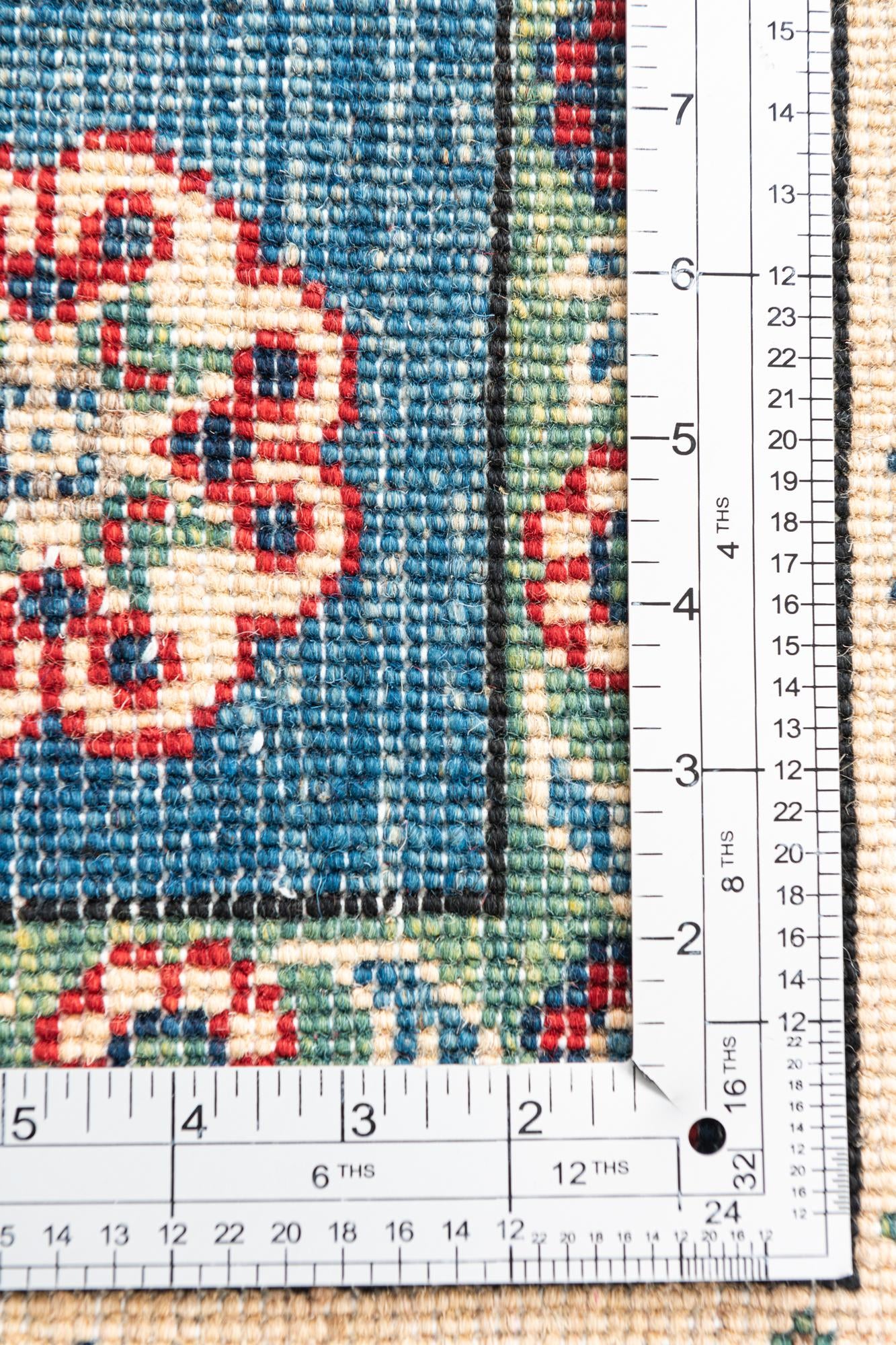 6' 7 x 10' Hand Knotted Kazak Rug