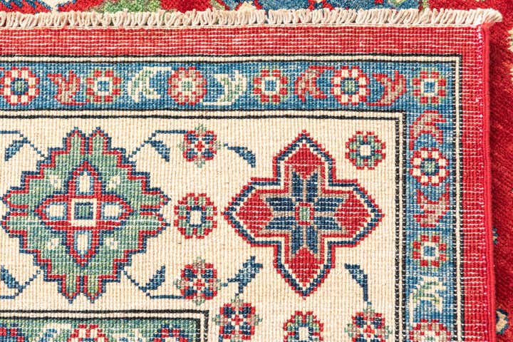 6' 7 x 10' Hand Knotted Kazak Rug