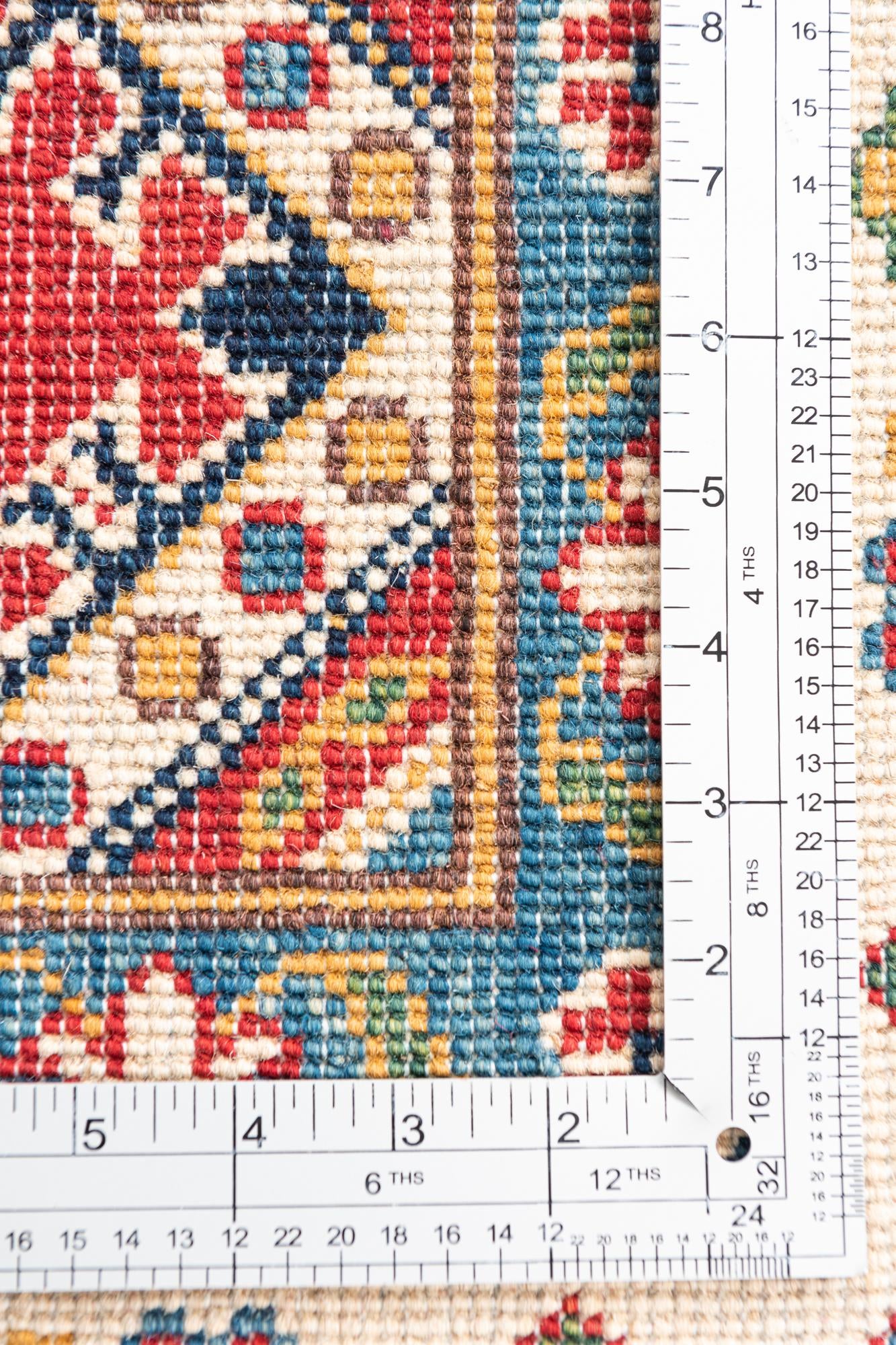 6' 7 x 9' Hand Knotted Kazak Rug