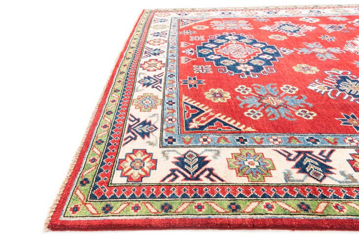 Detail image of 6' 8 x 10' Hand Knotted Kazak Rug
