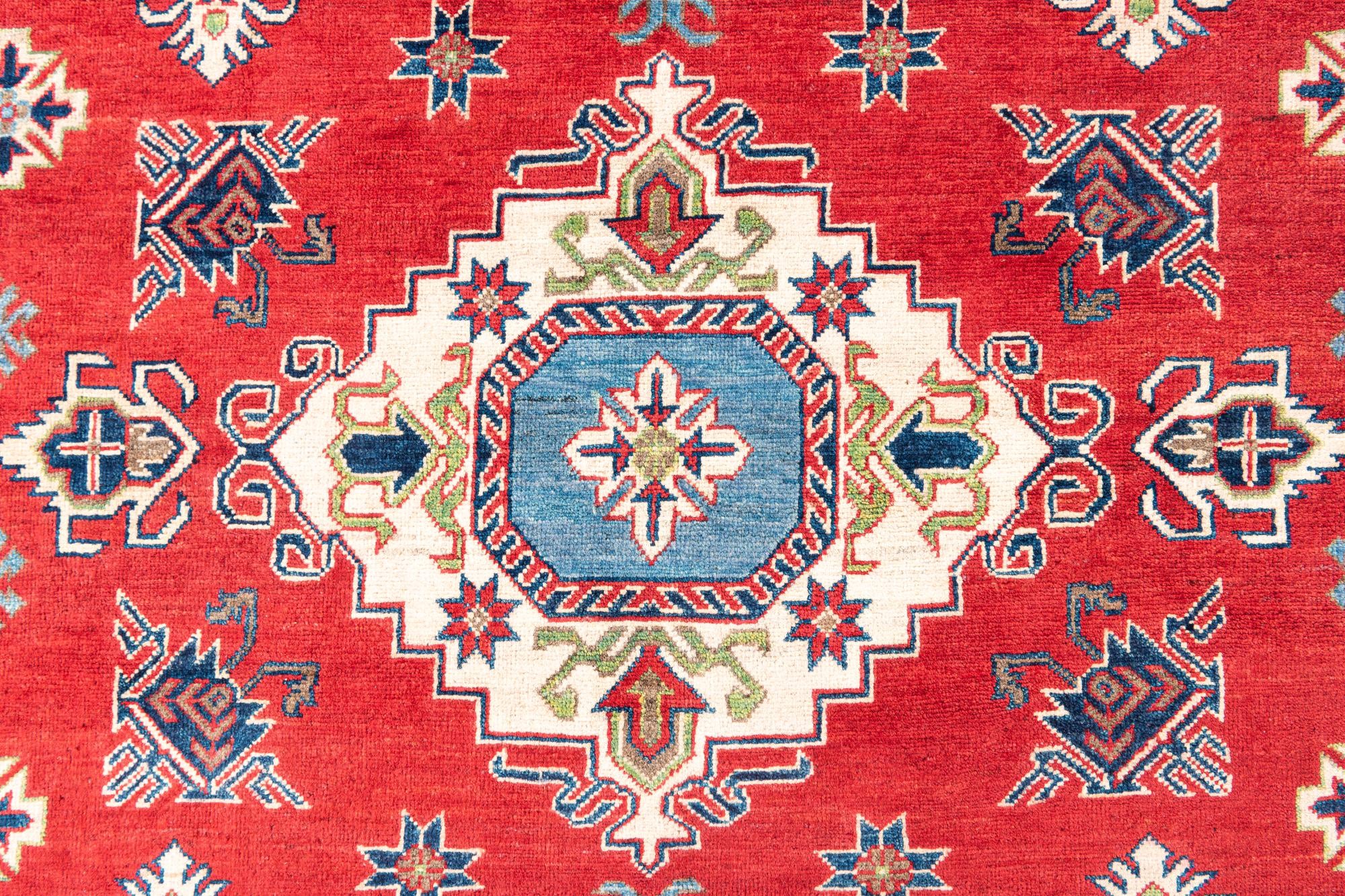6' 8 x 10' Hand Knotted Kazak Rug