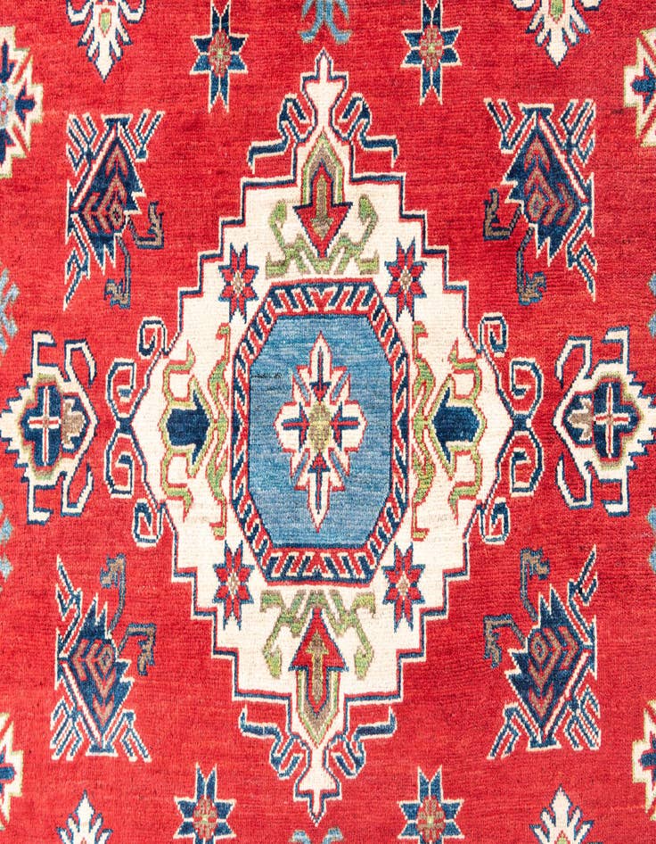Detail image of 6' 8 x 10' Hand Knotted Kazak Rug
