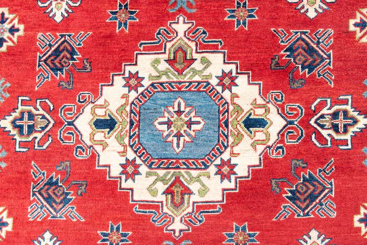 6' 8 x 10' Hand Knotted Kazak Rug