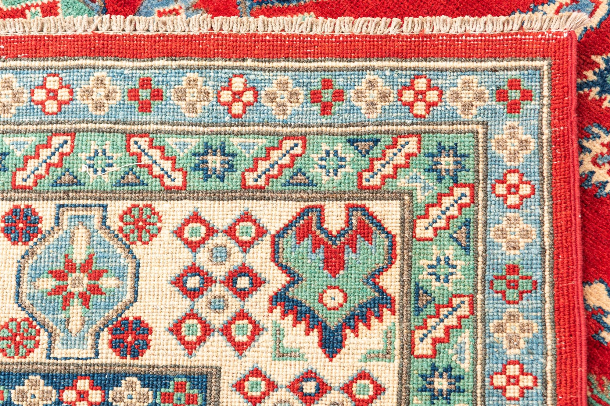6' 6 x 9' 7 Hand Knotted Kazak Rug