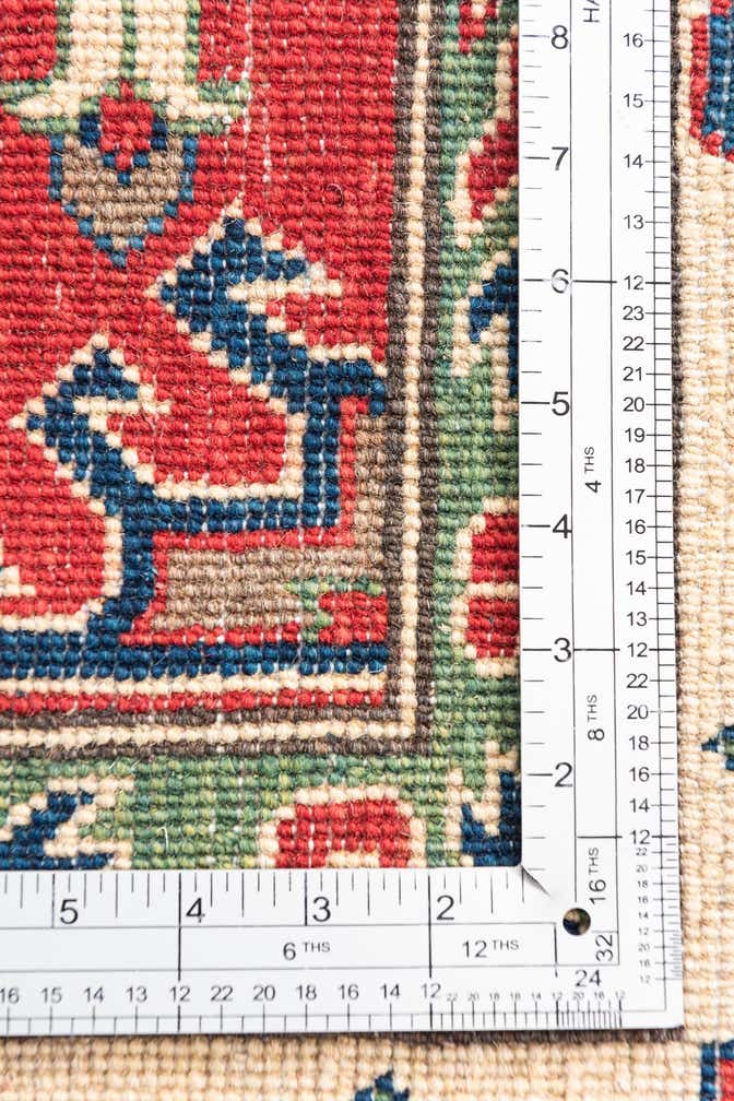 6' 8 x 9' 9 Hand Knotted Kazak Rug