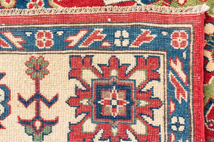 6' 8 x 9' 9 Hand Knotted Kazak Rug