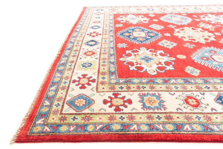 Detail image of 6' 9 x 9' 5 Hand Knotted Kazak Rug