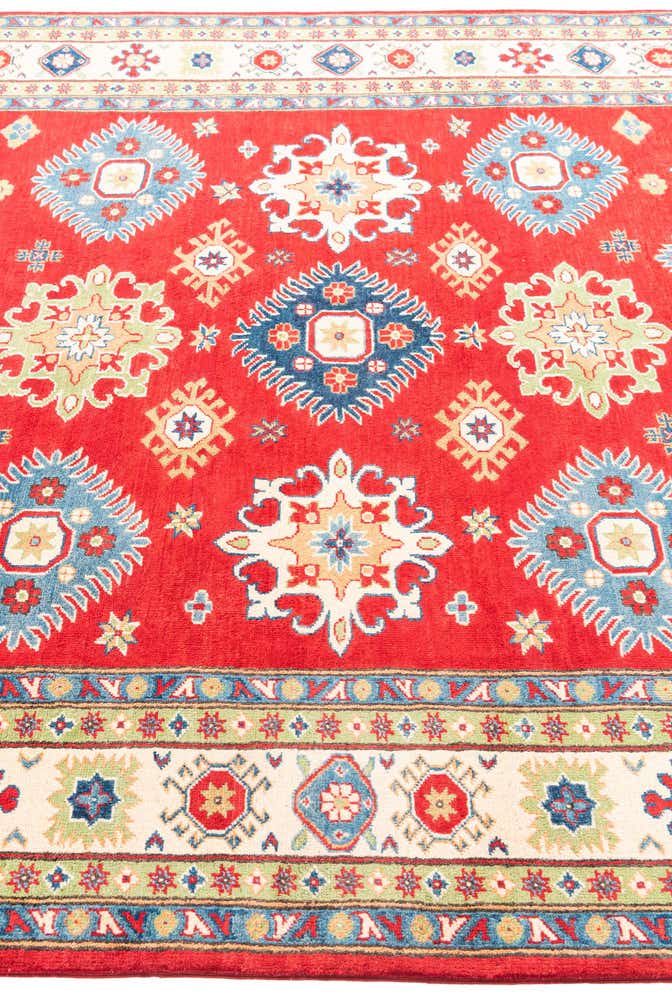 6' 9 x 9' 5 Hand Knotted Kazak Rug