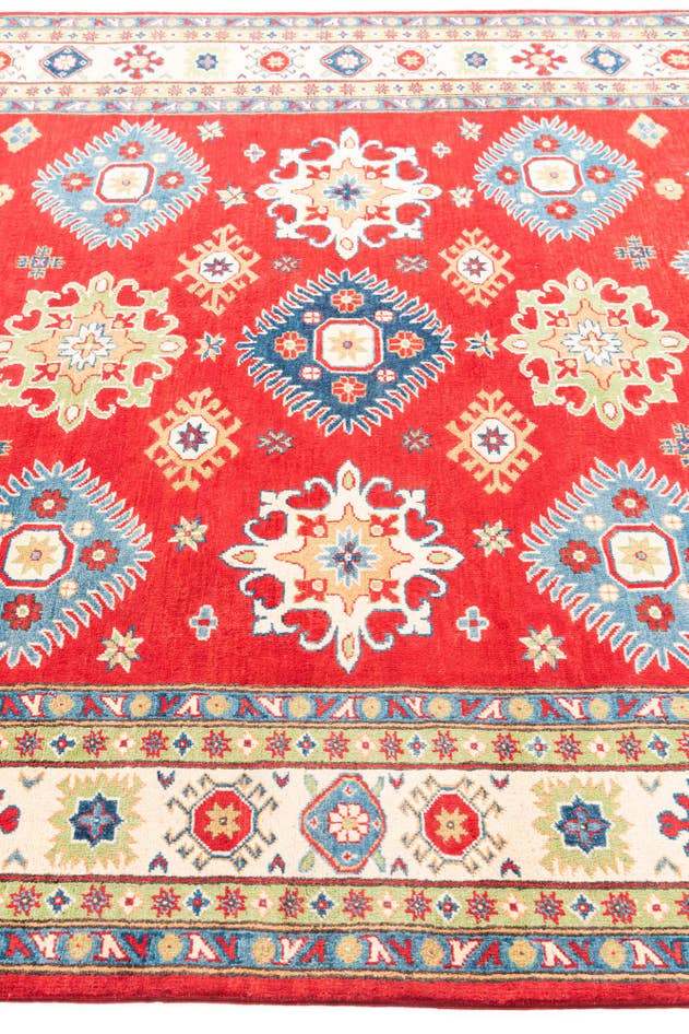 Detail image of 6' 9 x 9' 5 Hand Knotted Kazak Rug