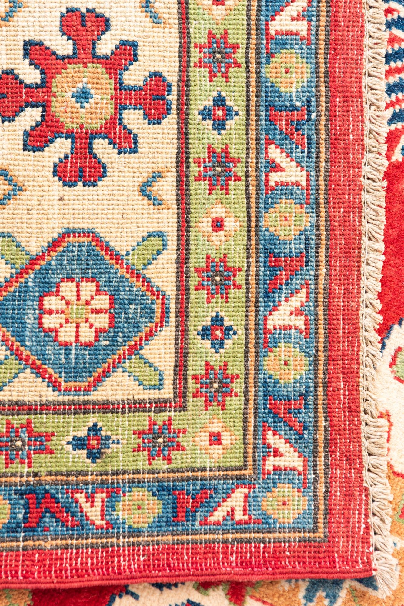 6' 9 x 9' 5 Hand Knotted Kazak Rug