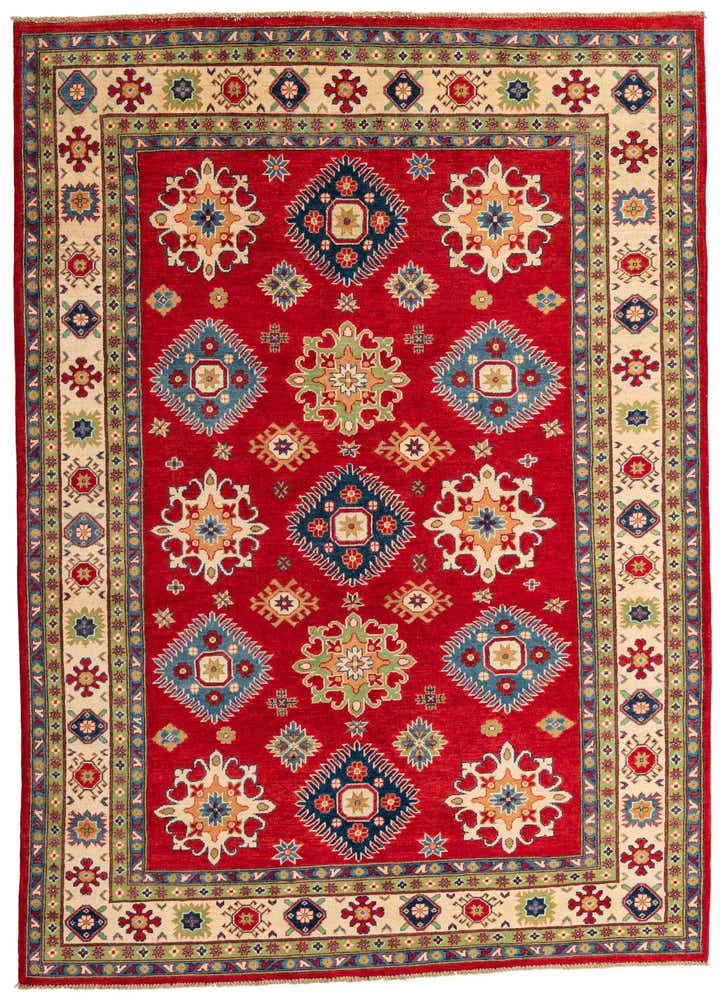 6' 9 x 9' 5 Hand Knotted Kazak Rug