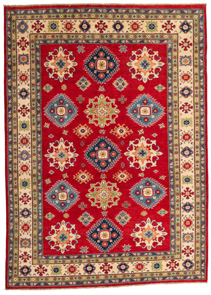 Detail image of 6' 9 x 9' 5 Hand Knotted Kazak Rug