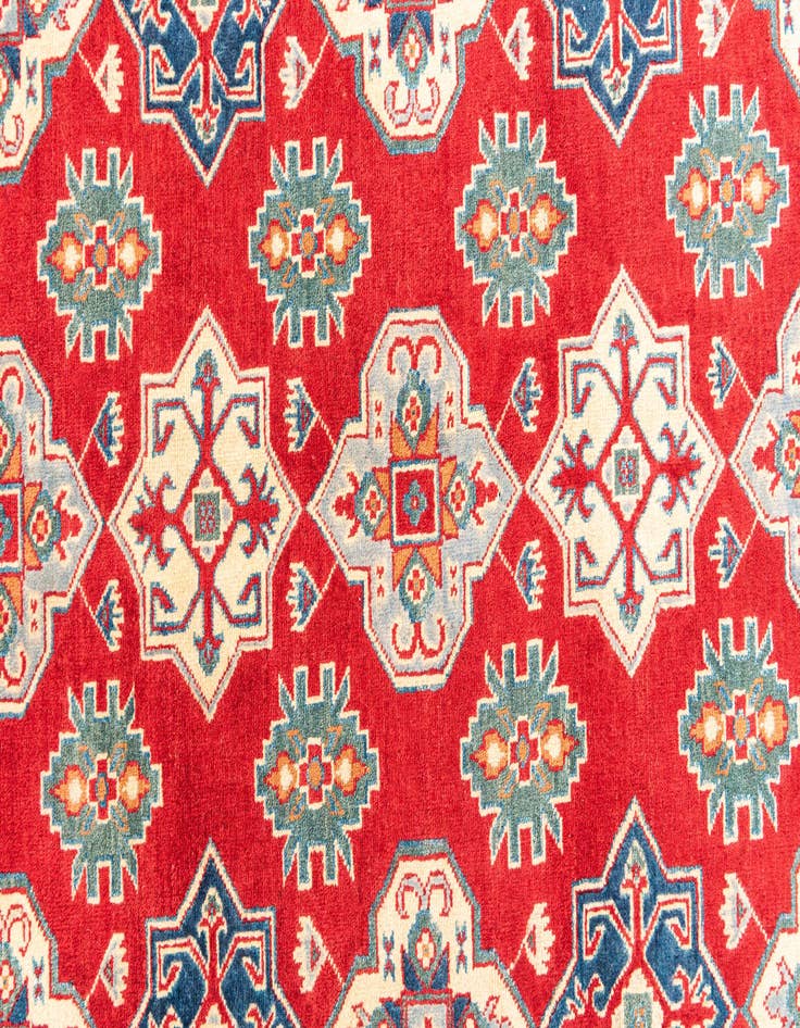 Detail image of 6' 7 x 9' 9  Hand Knotted Kazak Rug
