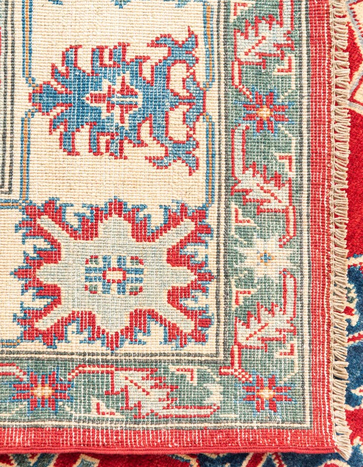 Detail image of 6' 7 x 9' 9  Hand Knotted Kazak Rug