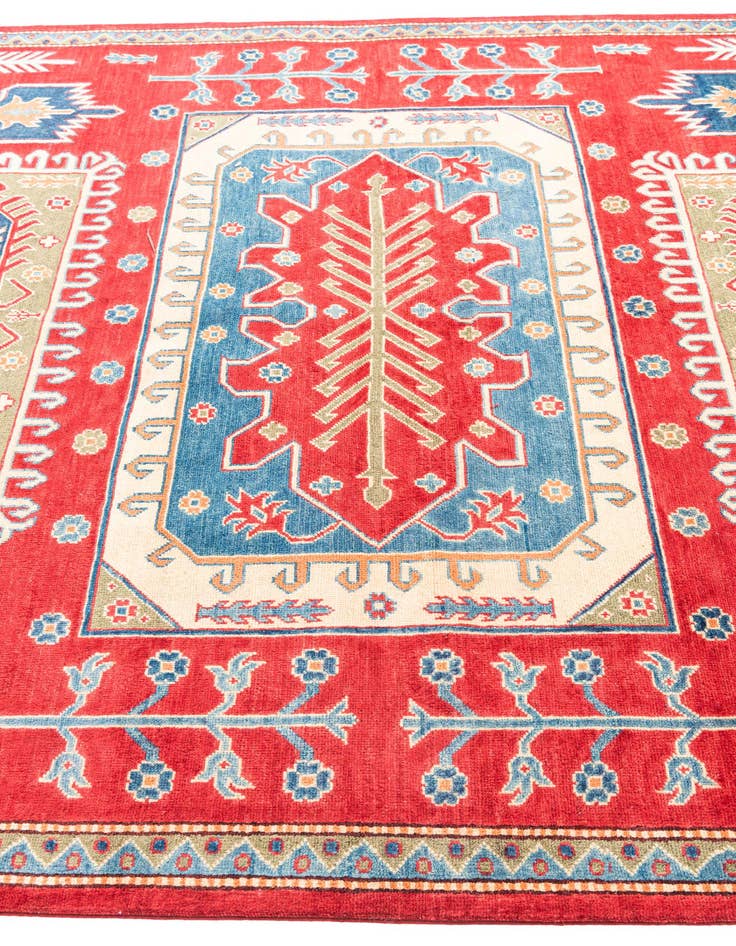 Detail image of 6' 7 x 9' 9  Hand Knotted Kazak Rug