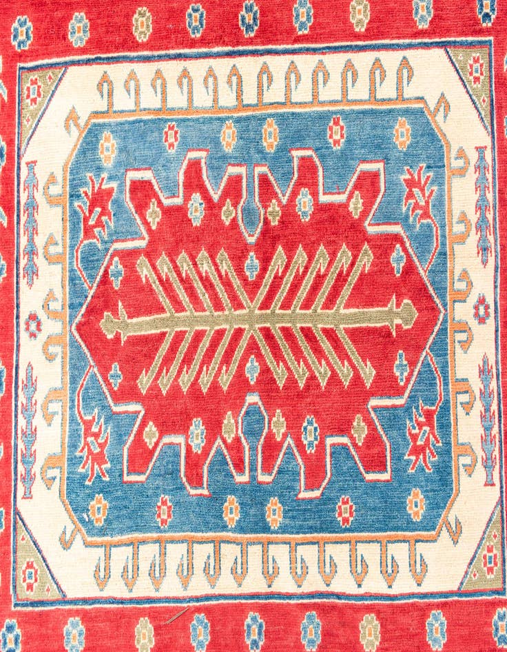 Detail image of 6' 7 x 9' 9  Hand Knotted Kazak Rug