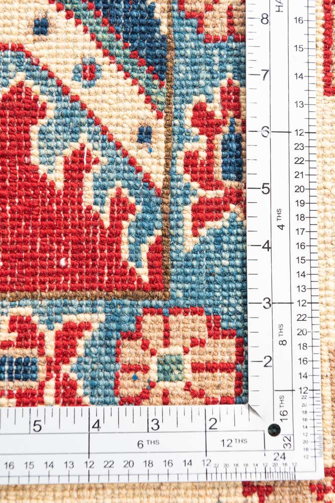 6' 7 x 9' 9 Hand Knotted Kazak Rug