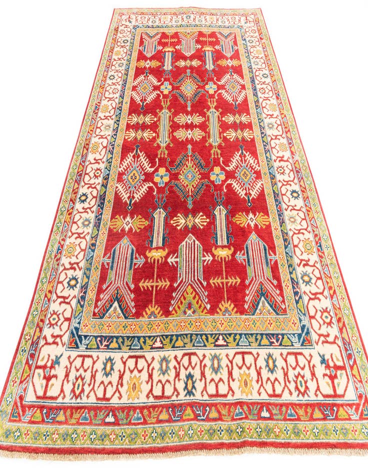 Detail image of 6' 5 x 9' 8  Hand Knotted Kazak Rug