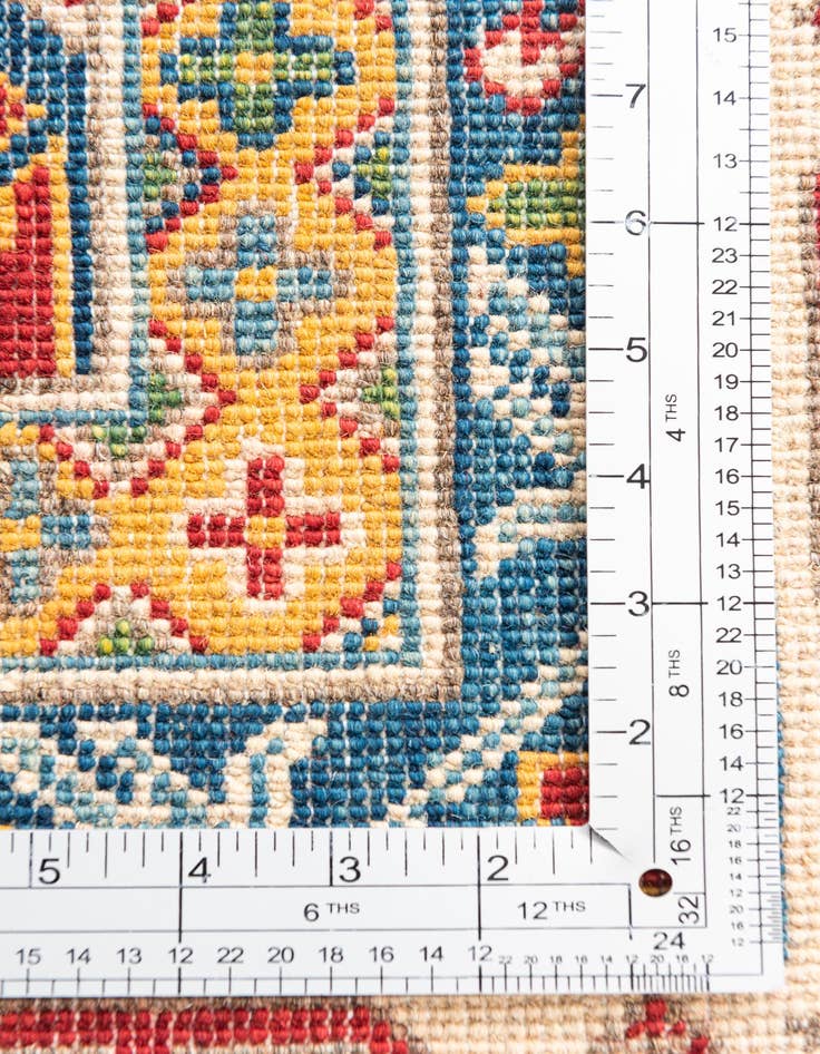 Detail image of 6' 5 x 9' 8  Hand Knotted Kazak Rug