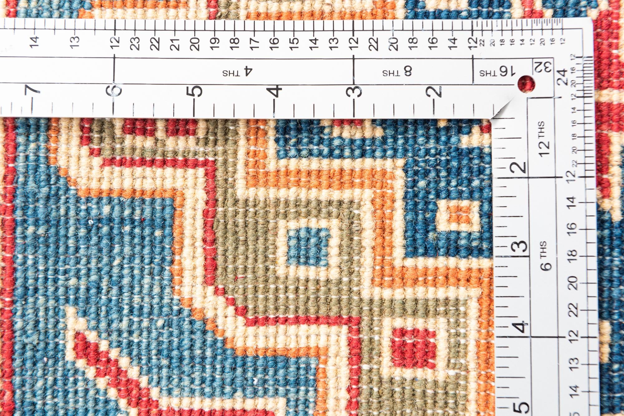 6' 8 x 9' 10 Hand Knotted Kazak Rug