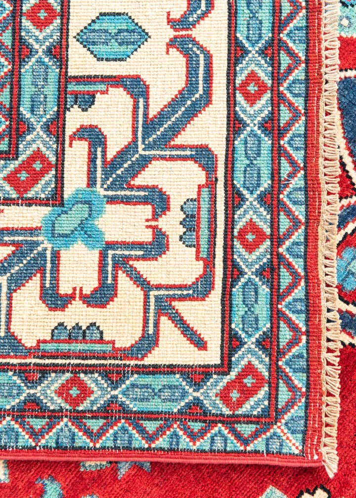 6' 10 x 9' 9 Hand Knotted Kazak Rug