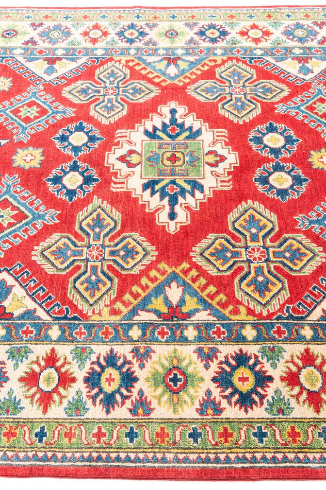 5' 10 x 9' 2 Hand Knotted Kazak Rug