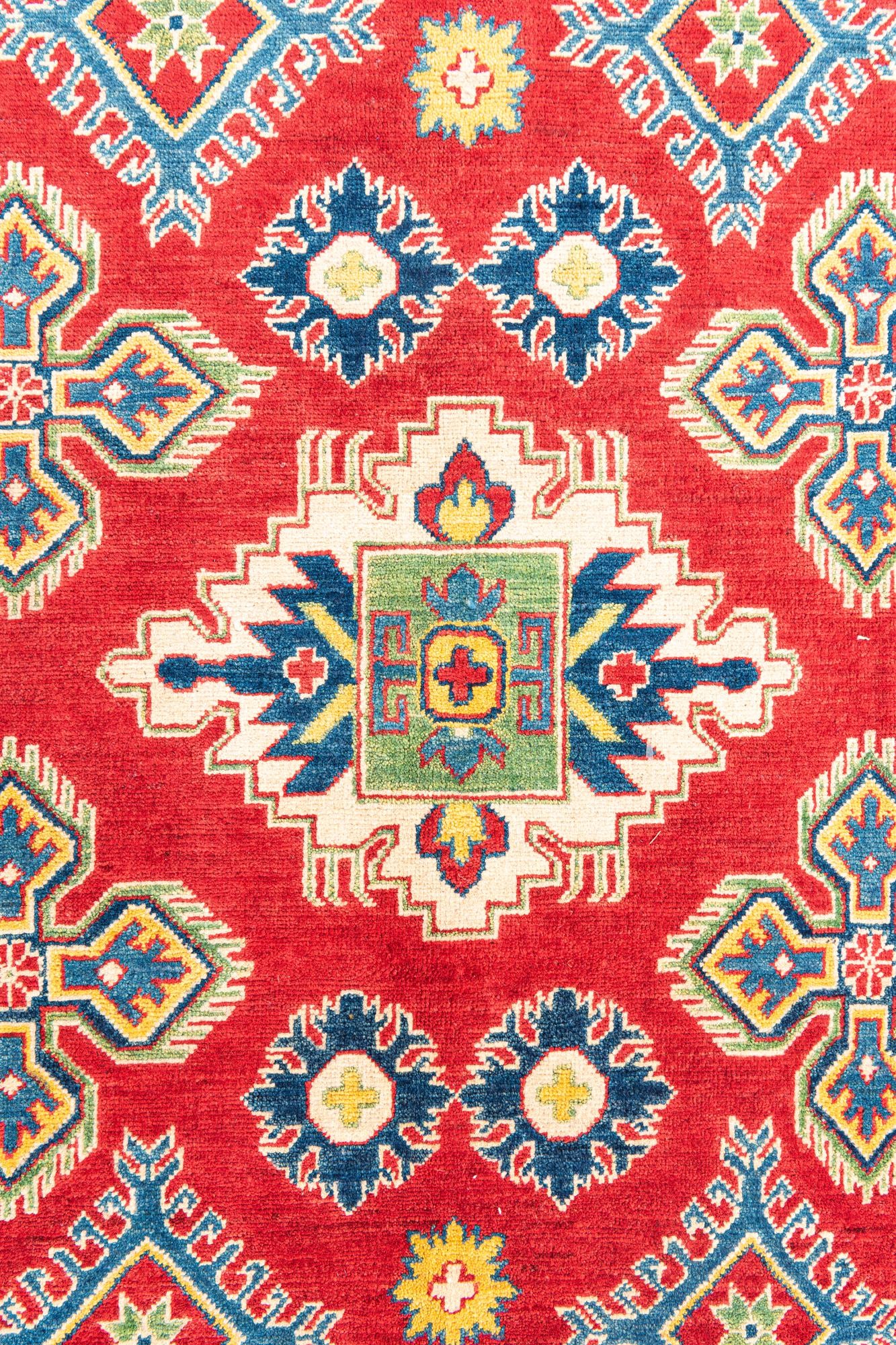 5' 10 x 9' 2 Hand Knotted Kazak Rug