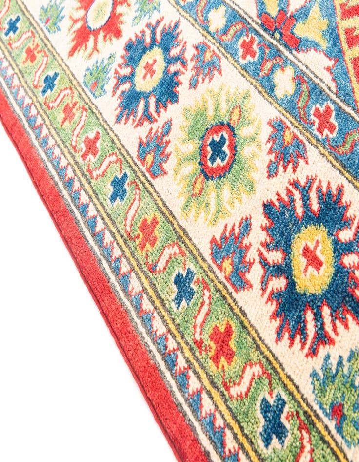 Detail image of 5' 10 x 9' 2  Hand Knotted Kazak Rug
