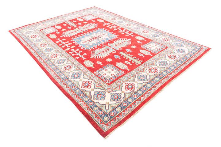6' 6 x 9' 8 Hand Knotted Kazak Rug
