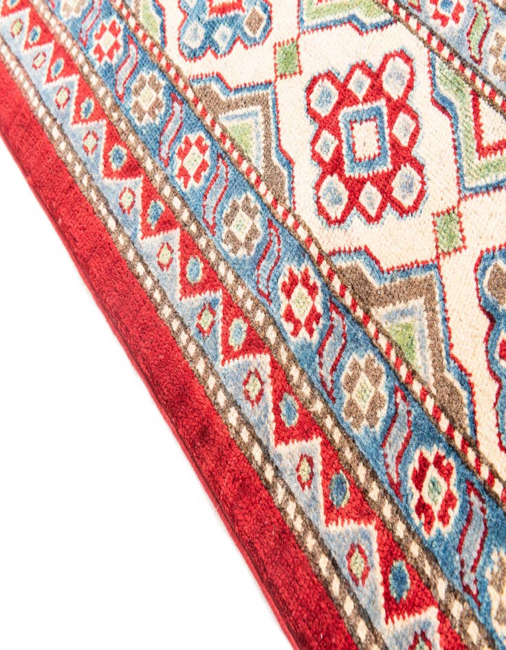 Detail image of 6' 6 x 9' 8  Hand Knotted Kazak Rug