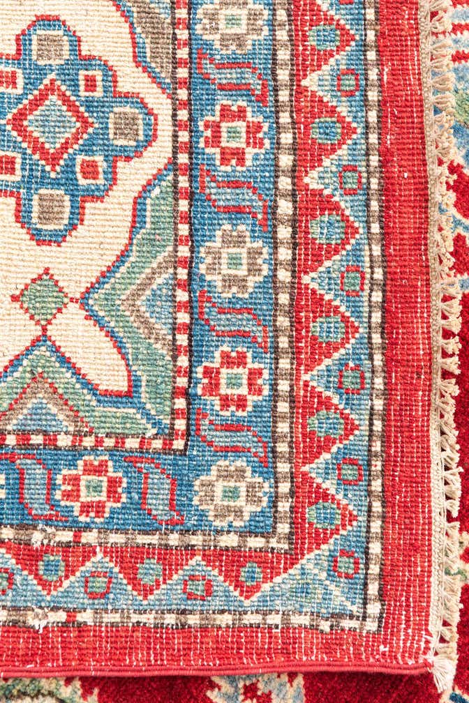 6' 6 x 9' 8 Hand Knotted Kazak Rug