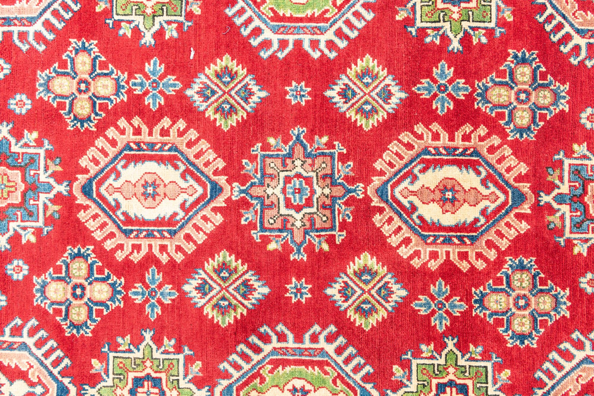 6' 7 x 9' 7 Hand Knotted Kazak Rug