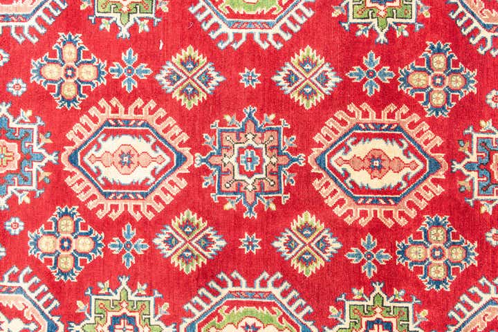 6' 7 x 9' 7 Hand Knotted Kazak Rug