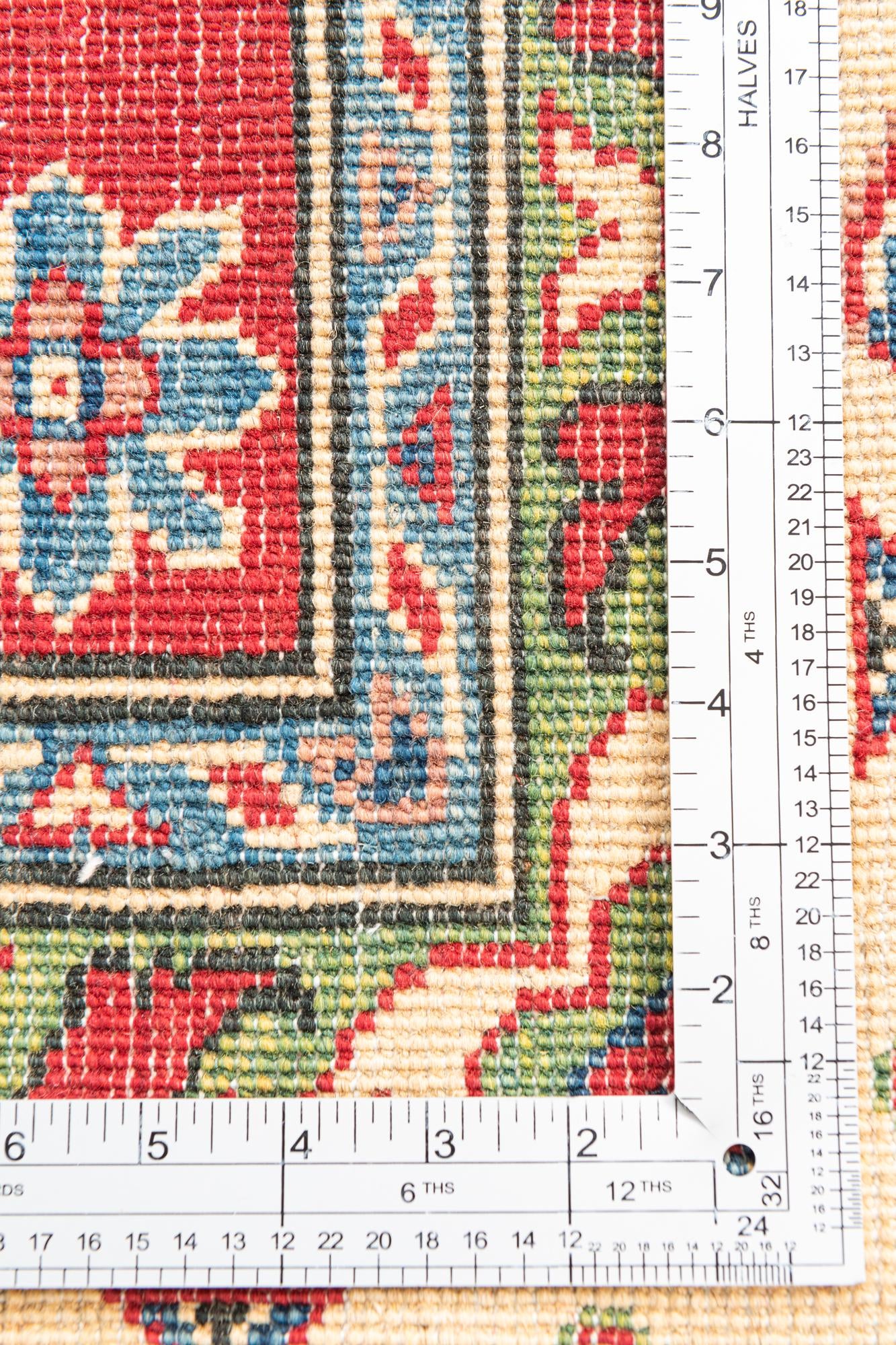 6' 7 x 9' 7 Hand Knotted Kazak Rug