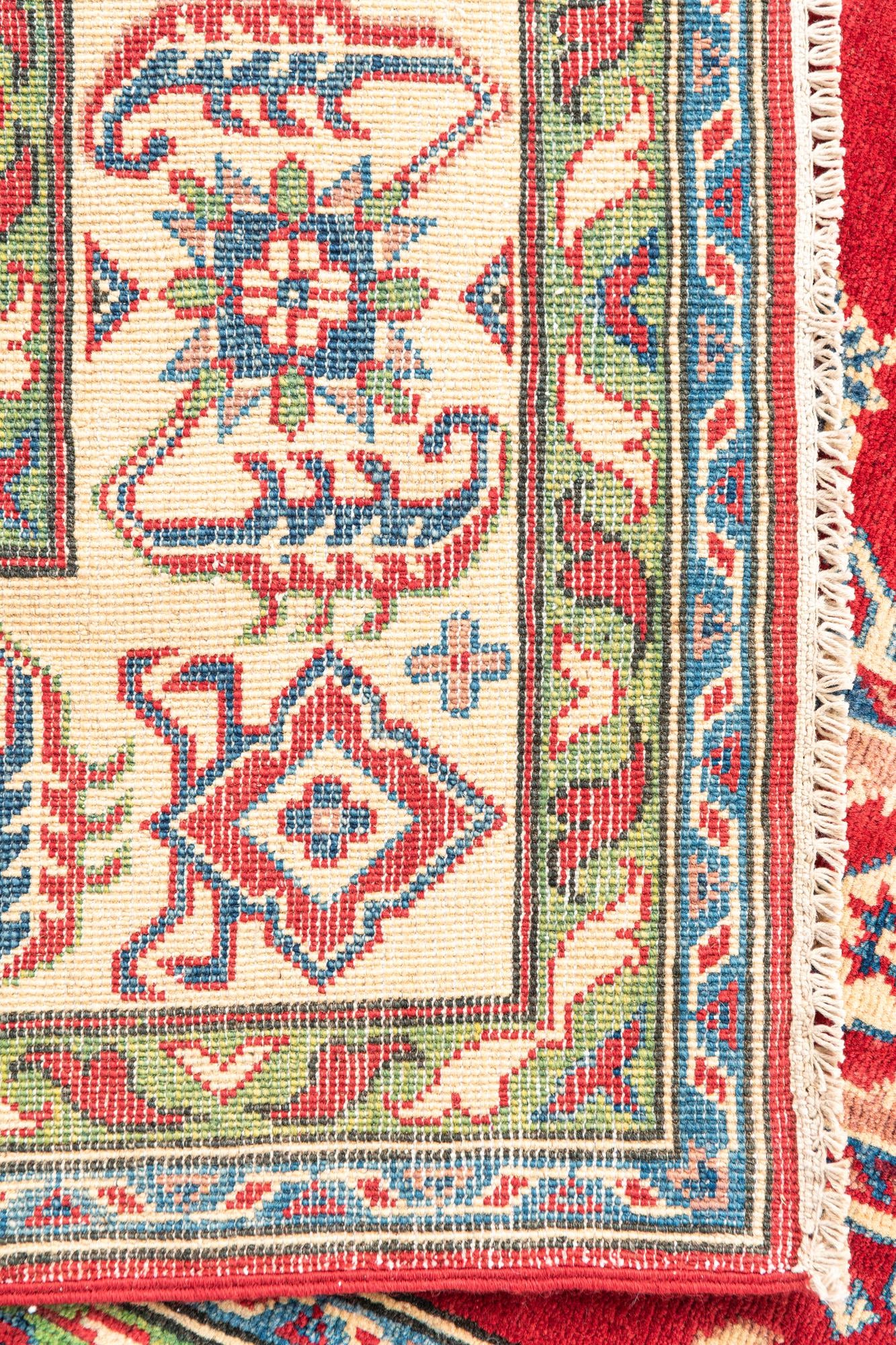 6' 7 x 9' 7 Hand Knotted Kazak Rug