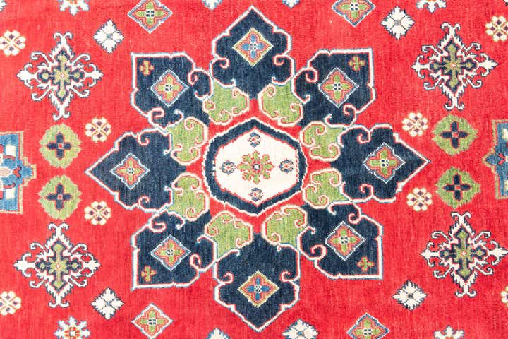 6' 8 x 10' Hand Knotted Kazak Rug