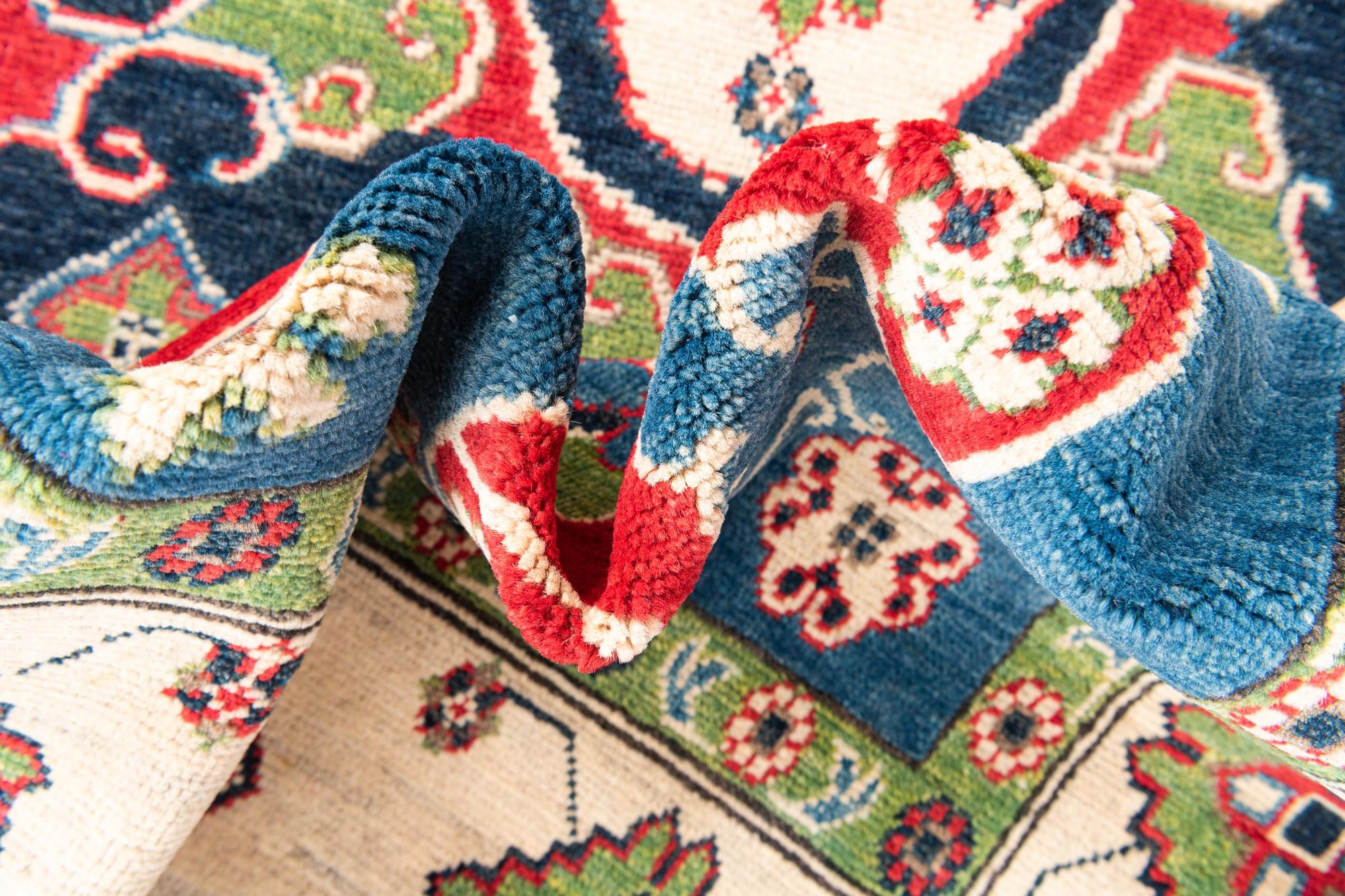 6' 8 x 10' Hand Knotted Kazak Rug