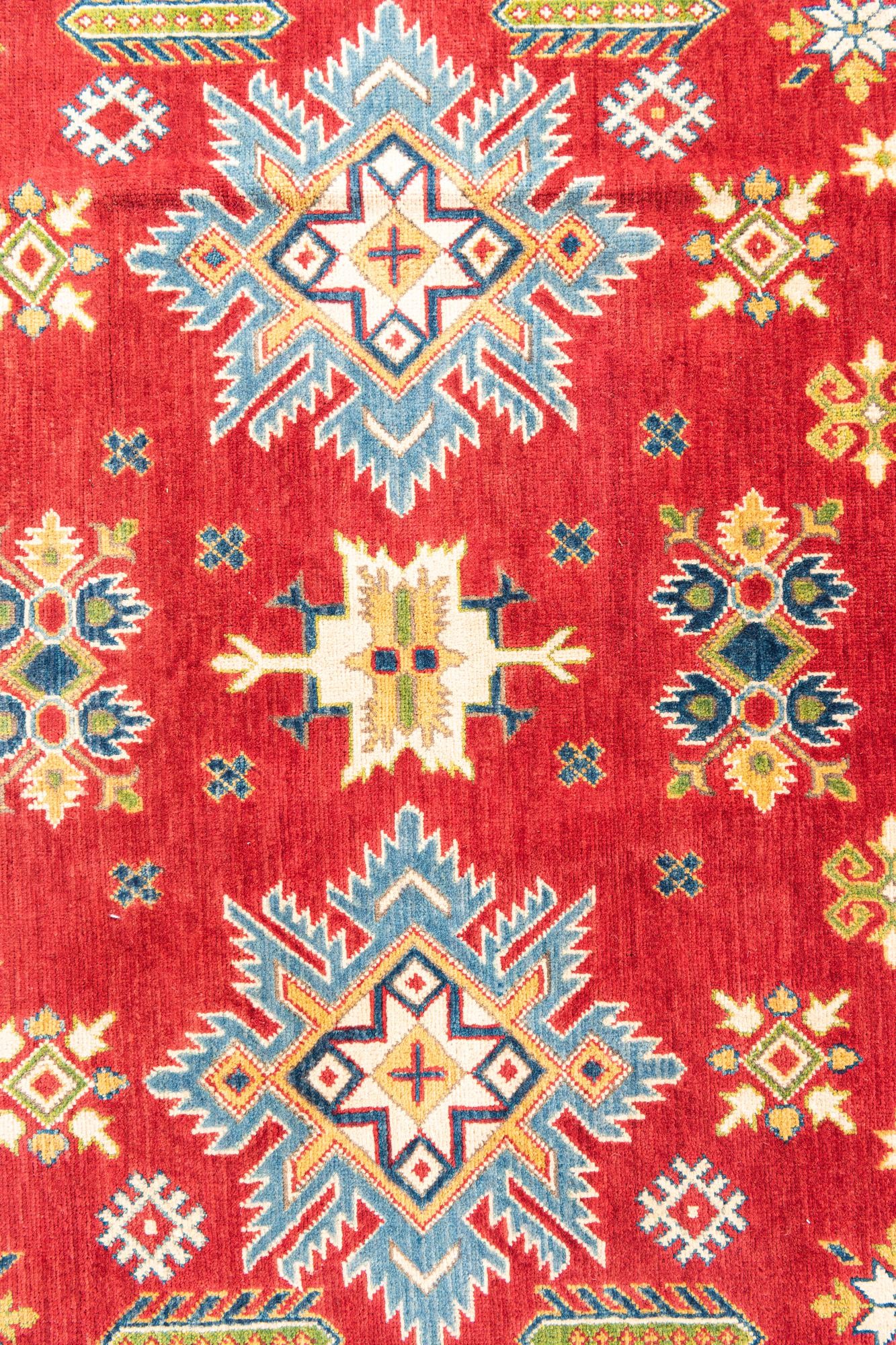 6' 6 x 10' Hand Knotted Kazak Rug