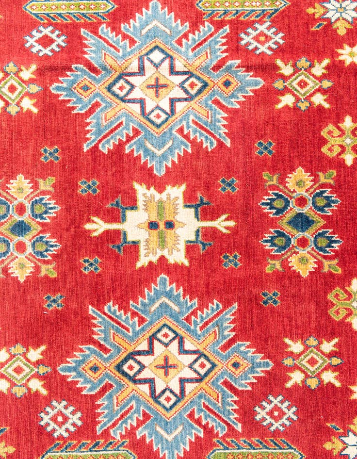 Detail image of 6' 6 x 10'  Hand Knotted Kazak Rug