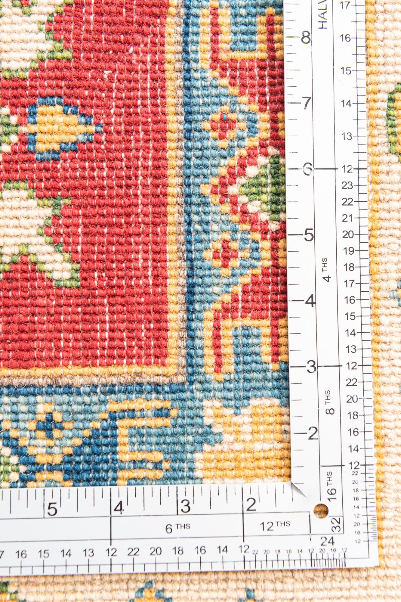6' 6 x 10' Hand Knotted Kazak Rug