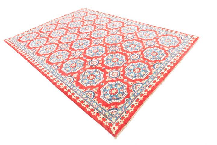 6' 8 x 9' 6 Hand Knotted Kazak Rug