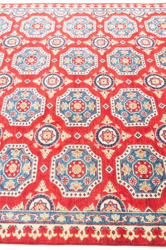 6' 8 x 9' 6 Hand Knotted Kazak Rug