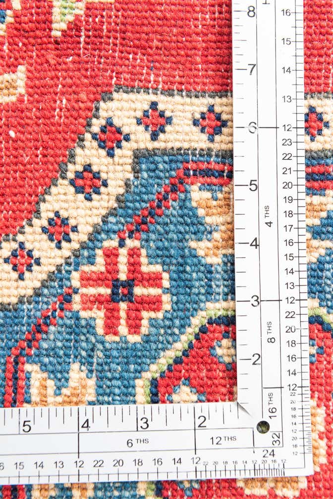 6' 8 x 9' 6 Hand Knotted Kazak Rug