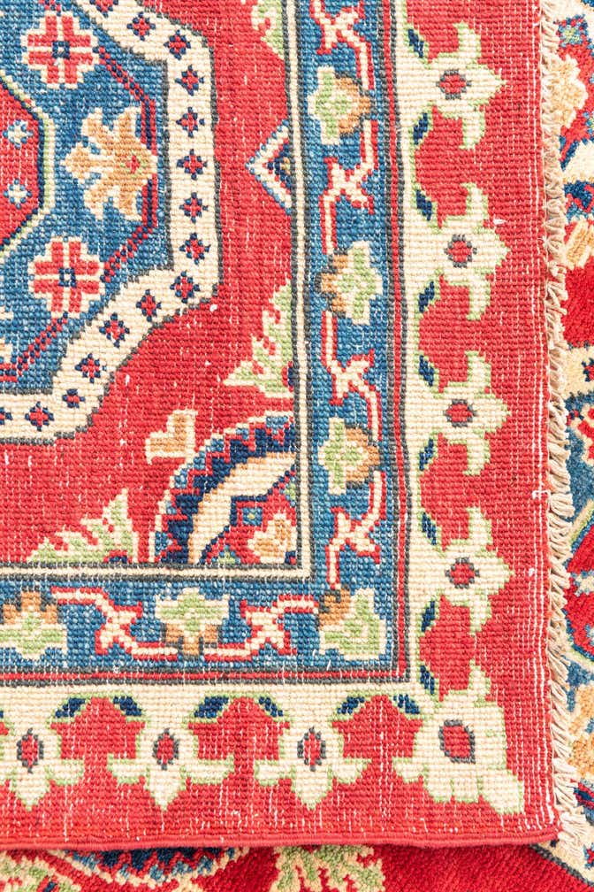 6' 8 x 9' 6 Hand Knotted Kazak Rug