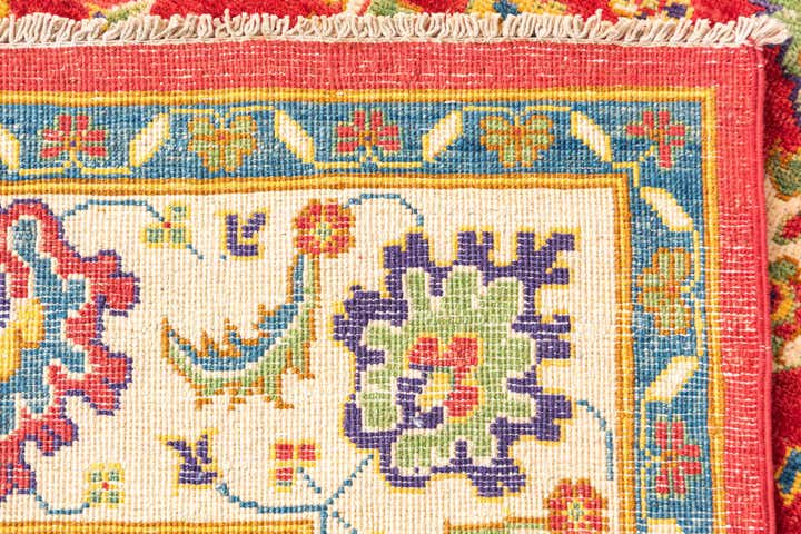 6' x 9' 1 Hand Knotted Kazak Rug