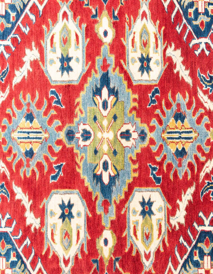 Detail image of 6' x 9' 5  Hand Knotted Kazak Rug