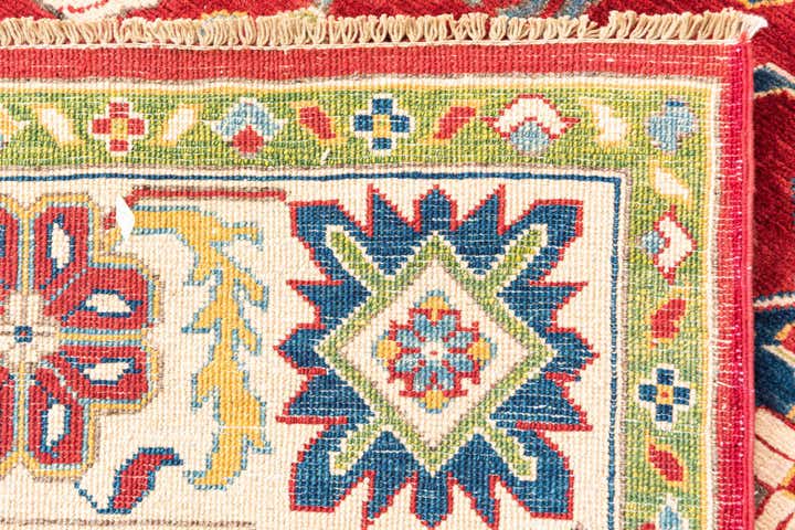 6' x 9' 5 Hand Knotted Kazak Rug